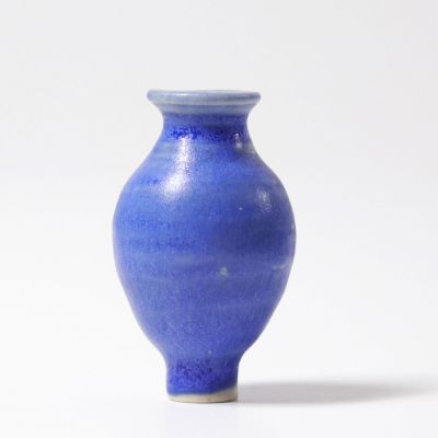 Stecker blaue Vase