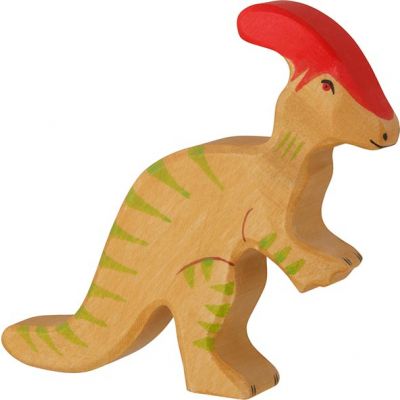 HOLZTIGER Parasaurolophus Holzfigur