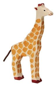 HOLZTIGER Giraffe, Holzfigur